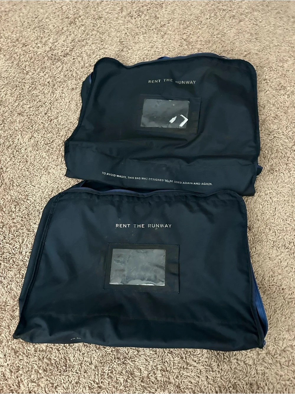 Rent the Runway Folding Garment Bag Set of 2